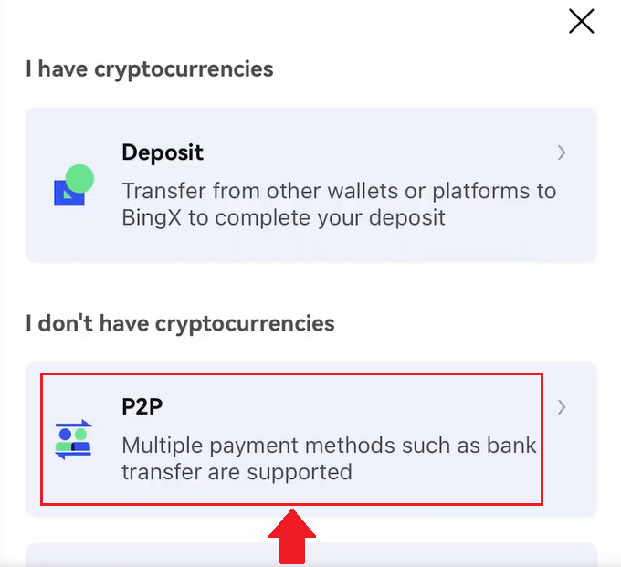 Cara Membeli Crypto di Bingx