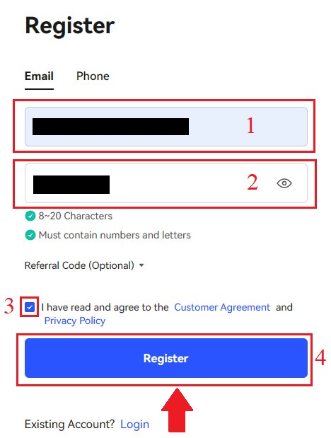 Com registrar el compte a Bingx Com registrar el compte a Bingx
