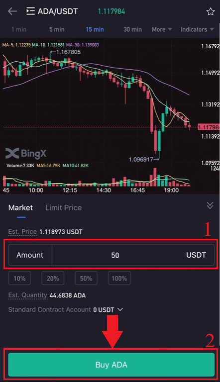 BingX پر کریپٹو کی تجارت کیسے کریں